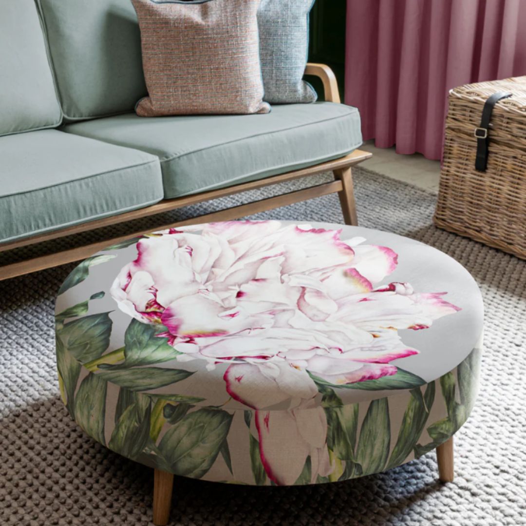 VOYAGE MAISON PETRA STOOL | PARCEVALL FUCHSIA