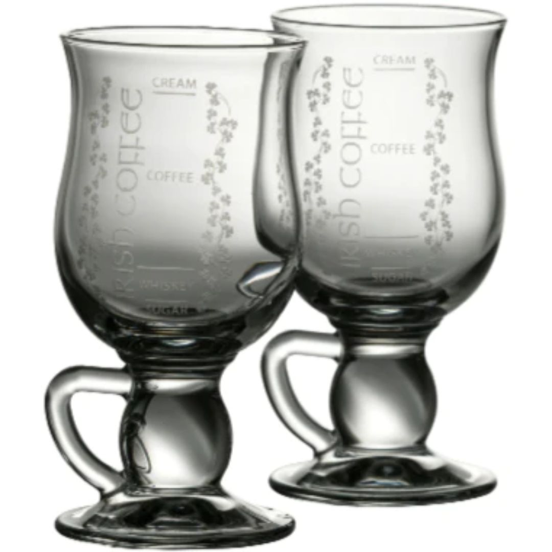 GALWAY CRYSTAL IRISH COFFEE PAIR