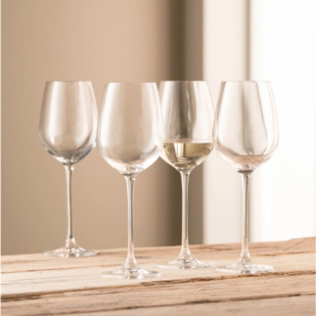 Galway Crystal Solus Wine Set of 4