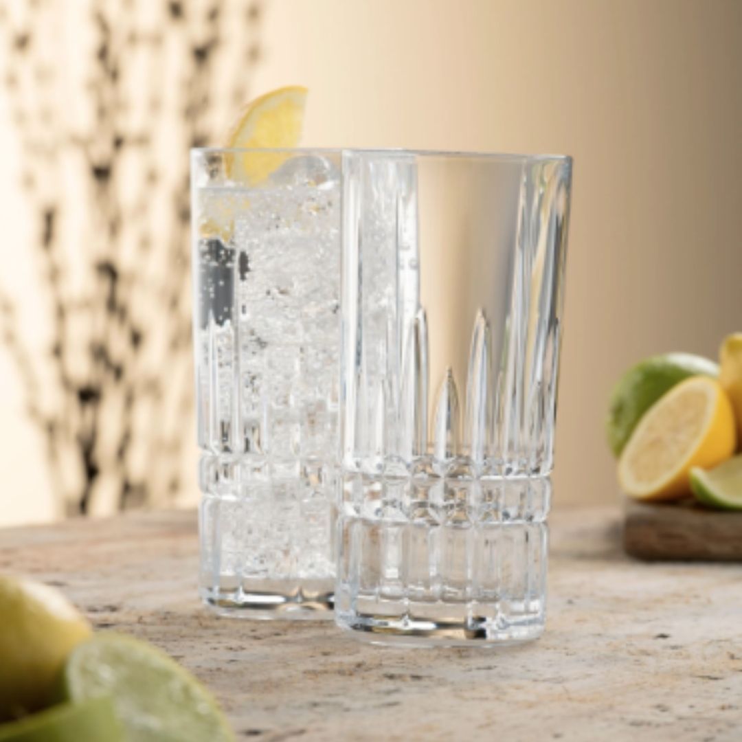 Galway Crystal Liffey Hiball Glass Pair