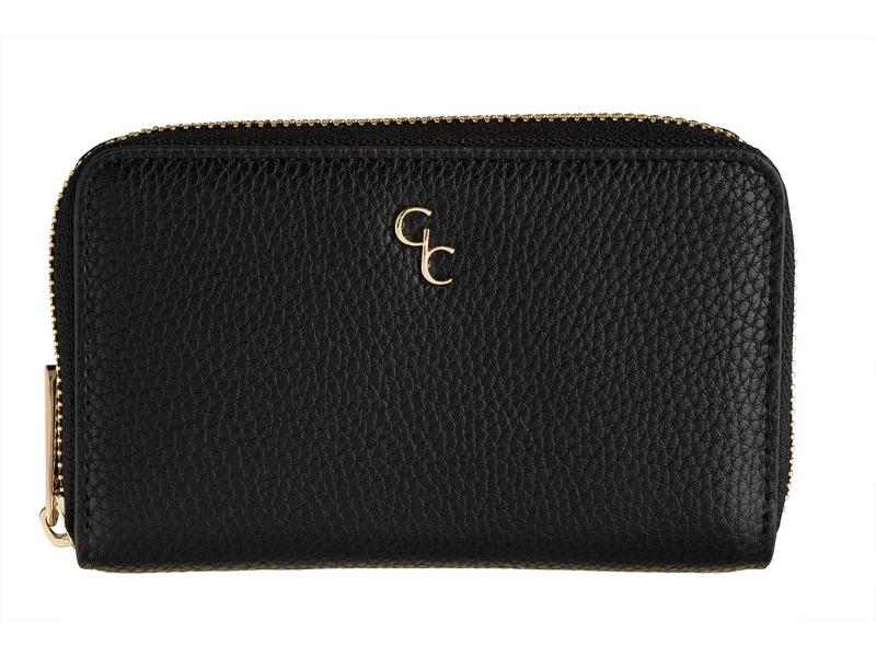 GALWAY CYRSTAL BLACK LADIES ZIP WALLET