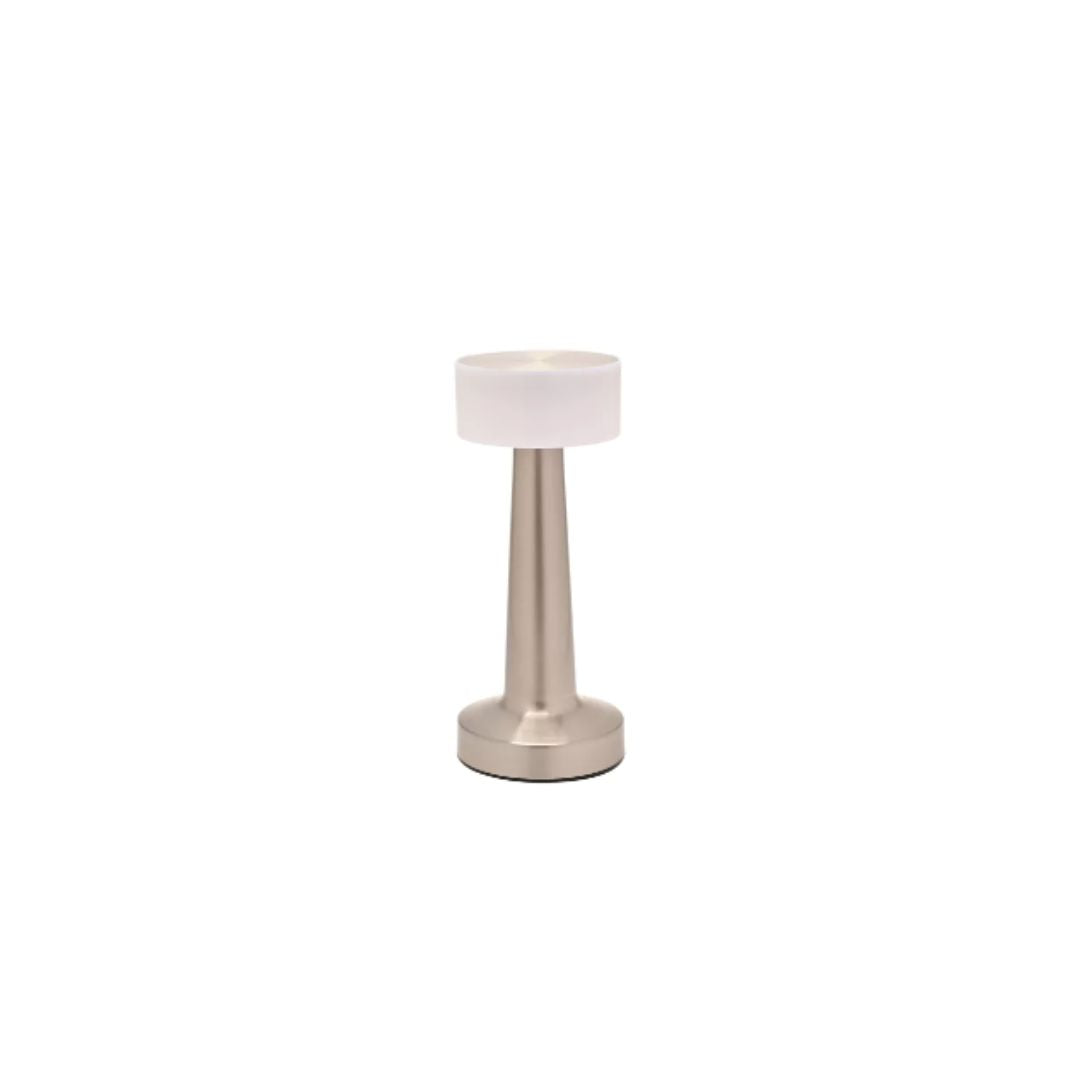 WIDDOP HESTIA SILVER USB LED TOUCH TABLE LAMP