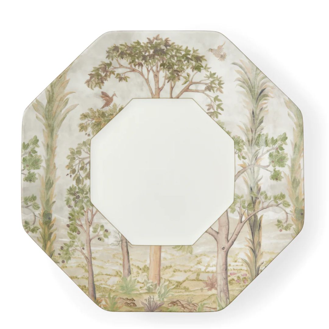 PORTMEIRION TALL TREES OCT PLATTER 14"