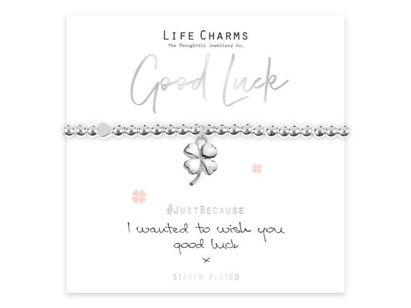 LIFE CHARMS BRACELET WISH YOU GOOD LUCK