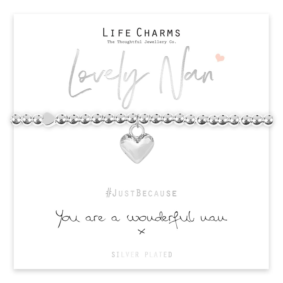 LIFE CHARMS BRACELET YOU ARE A WONDERFUL NAN