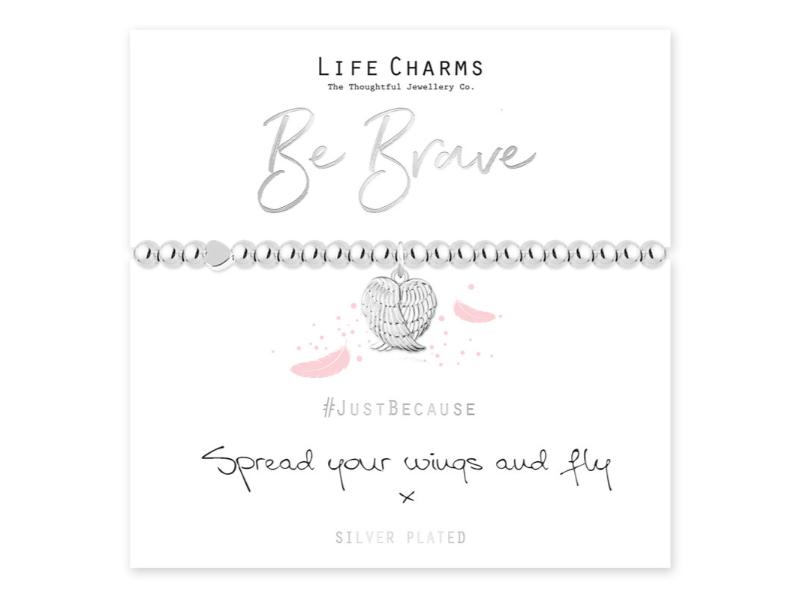LIFE CHARMS BRACELET BE BRAVE