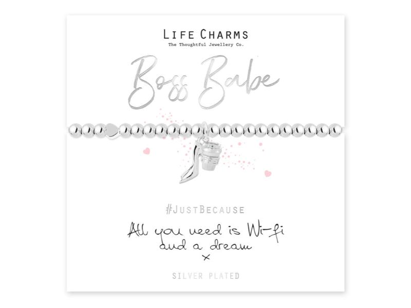 LIFE CHARMS BRACELET BOSS BABE