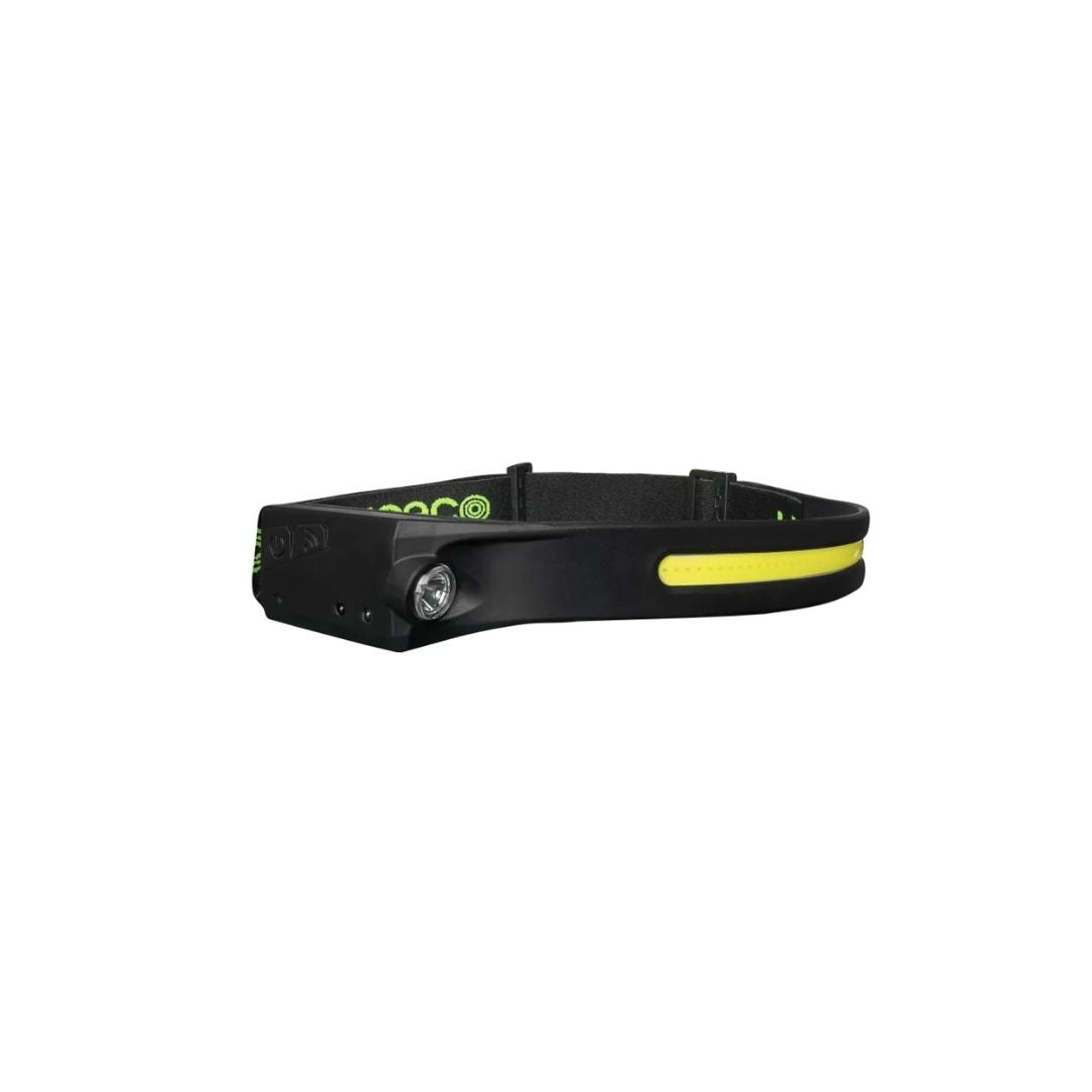 Luceco 350lm Rechargeable LED Head Torch with Motion Sensor