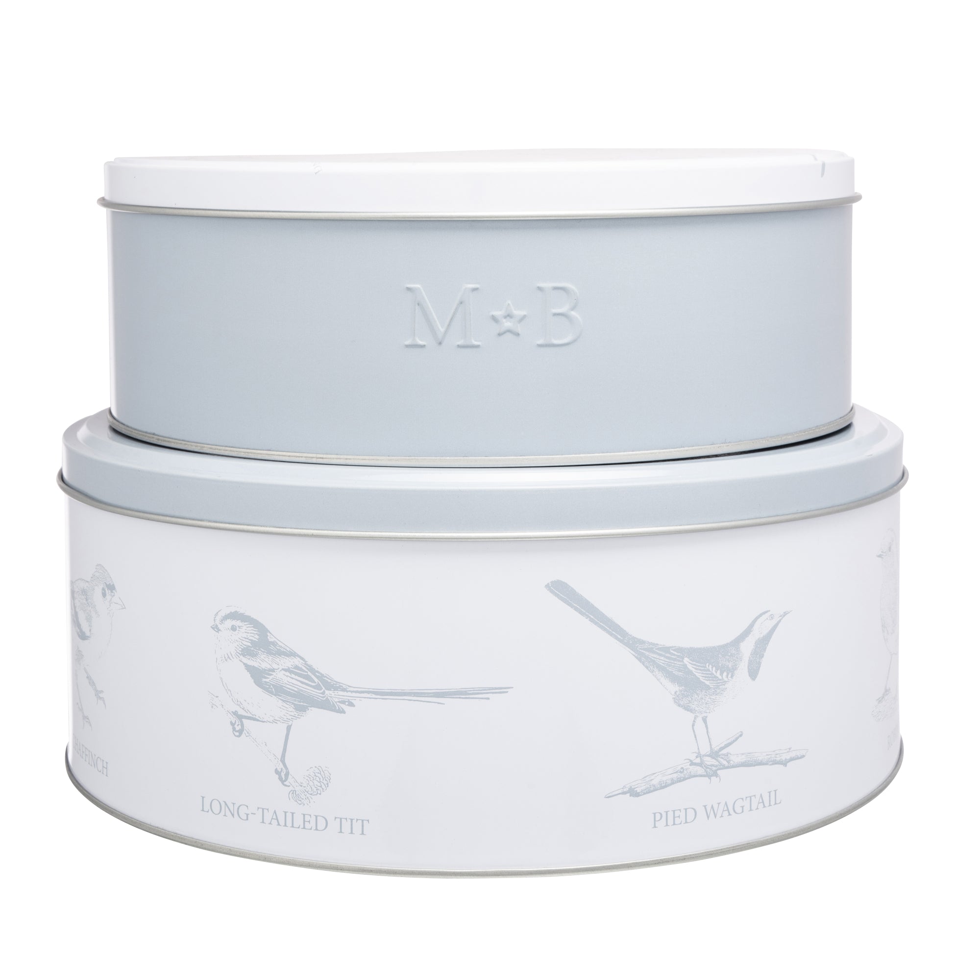 MARY BERRY ENGLISH GARDEN SET OF 2 CAKE TINS | BIRDS