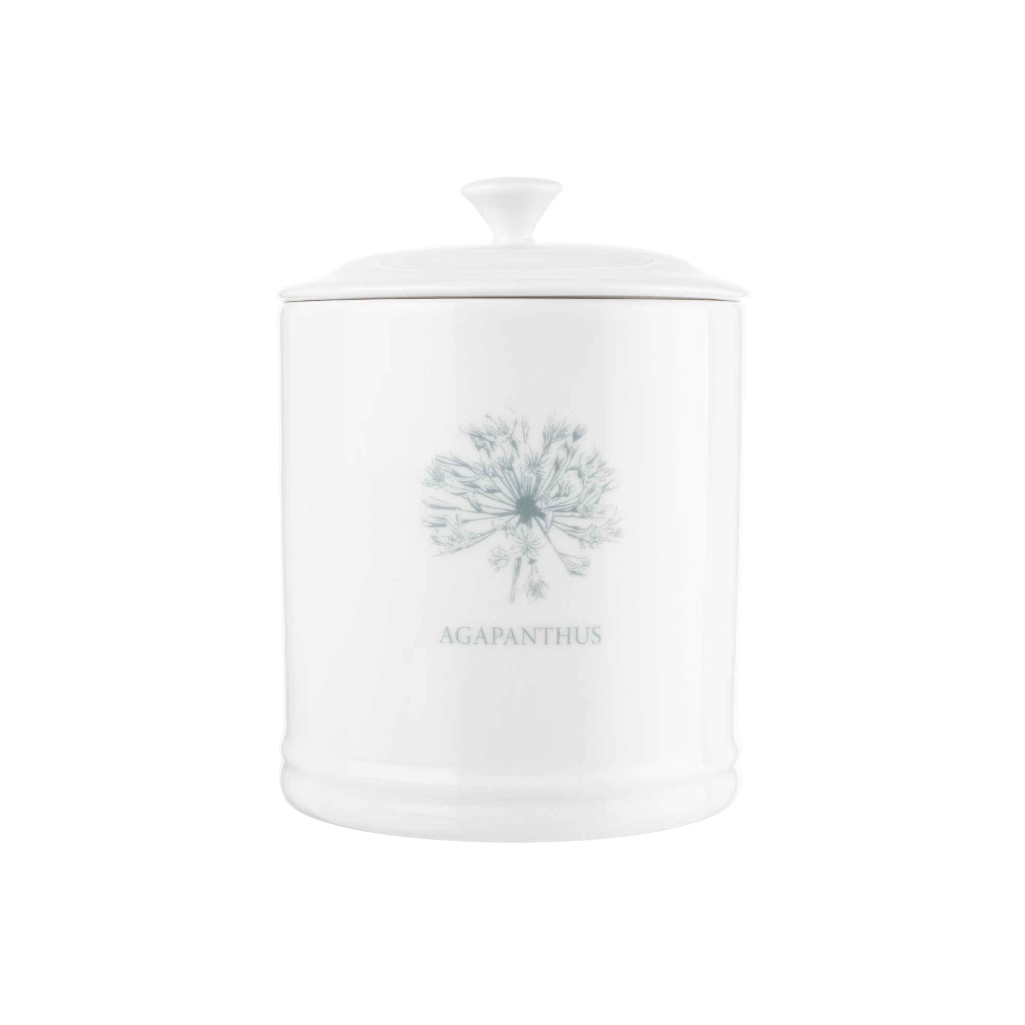 MARY BERRY ENGLISH GARDEN SUGAR CANISTER | AGAPANTHUS