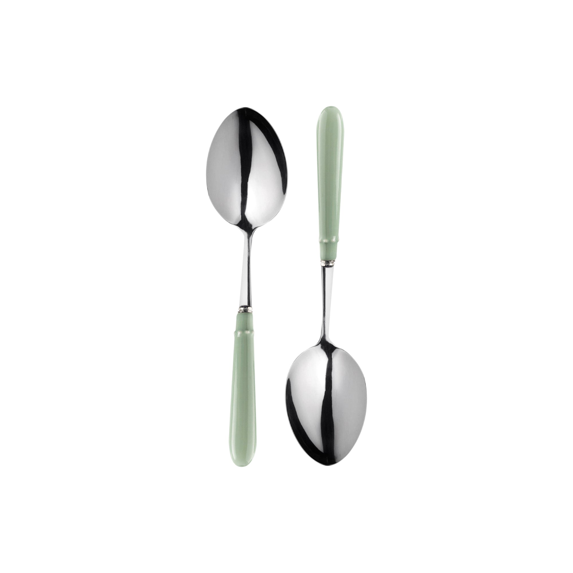 MARY BERRY SIGNATURE SET OF TWO SERVING SPOONS | PISTACHIO