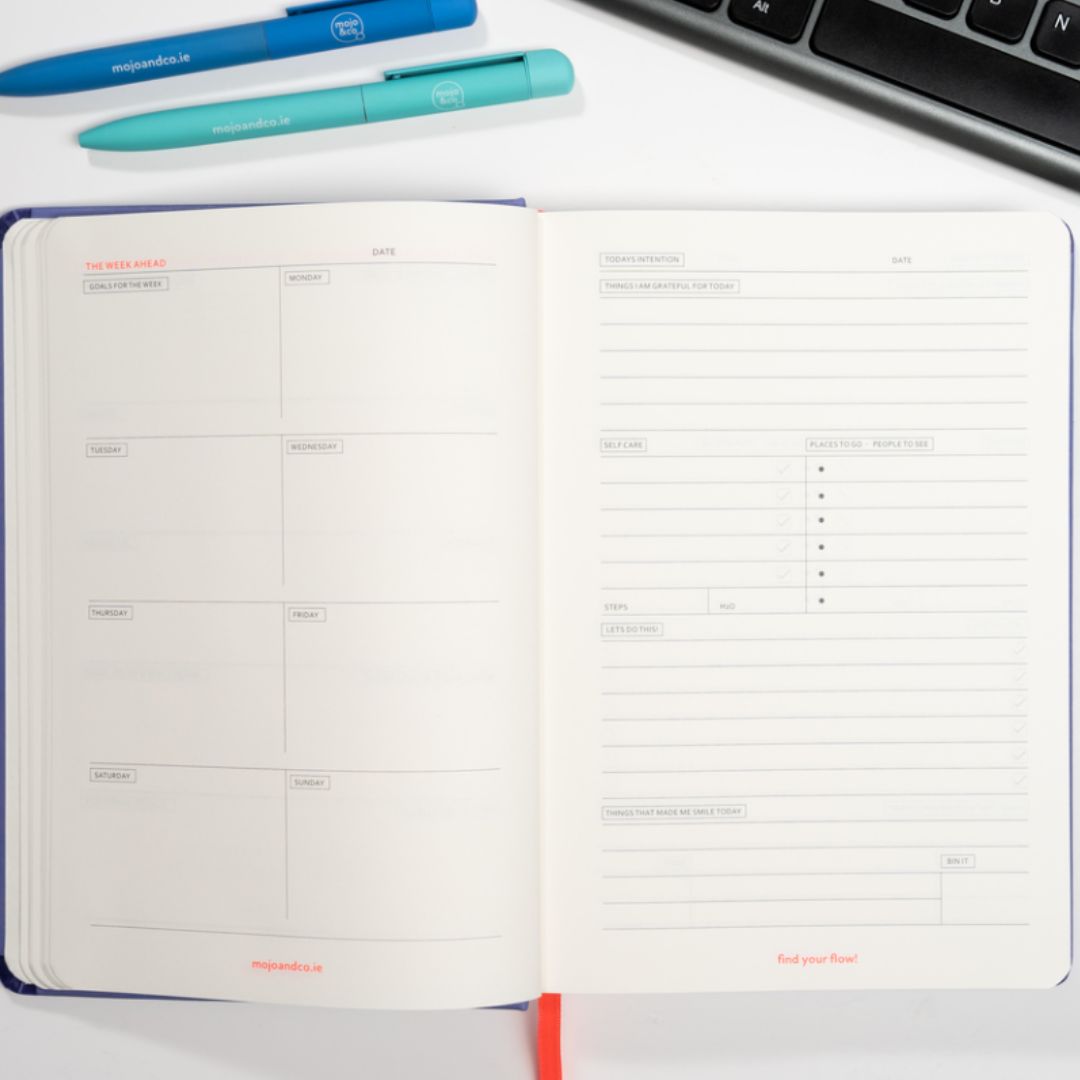 MOJO UNDATED POSITIVITY & WELLNESS JOURNAL | SEA GREEN