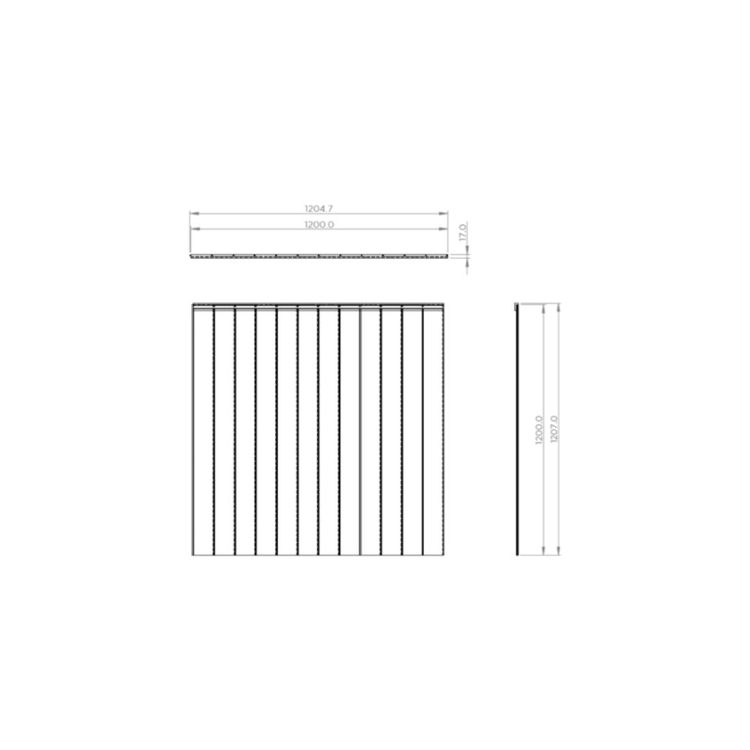 Richard Burbidge Clovelly PaintReady Tongue & Groove Wall Panelling Kit | 1200*1200