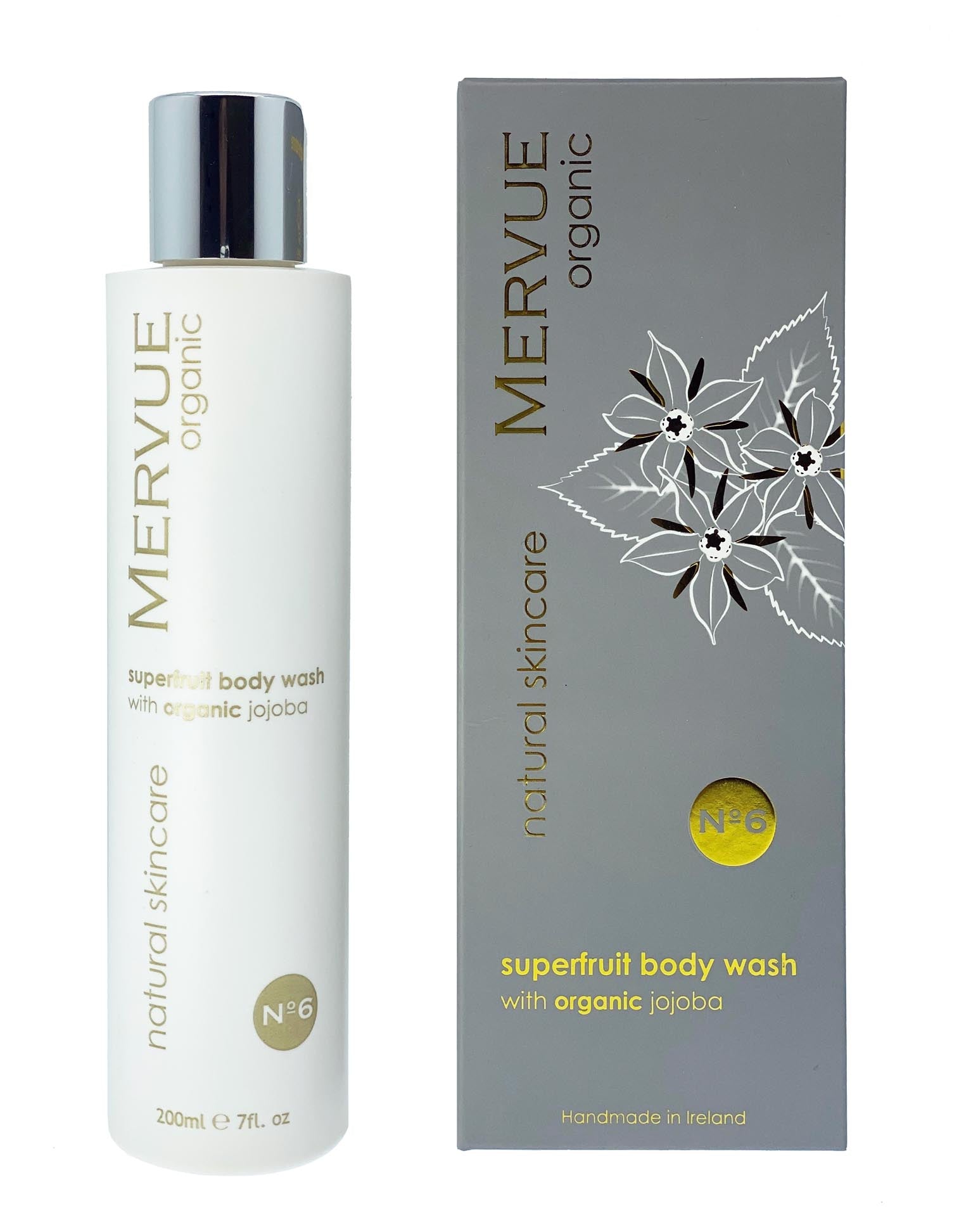 MERVUE SUPERFRUIT BODY WASH WITH ORGANIC JOJOBA