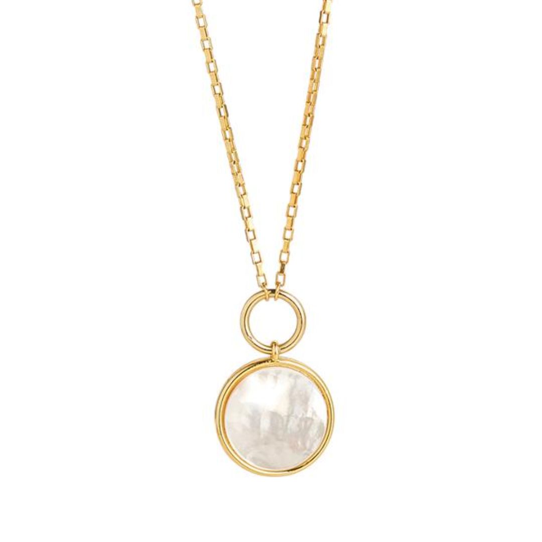 KNIGHT & DAY MOTHER OF PEARL NECKLACE