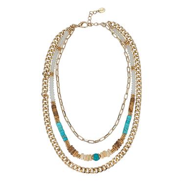 KNIGHT & DAY HADLEY TURQUOISE NECKLACE