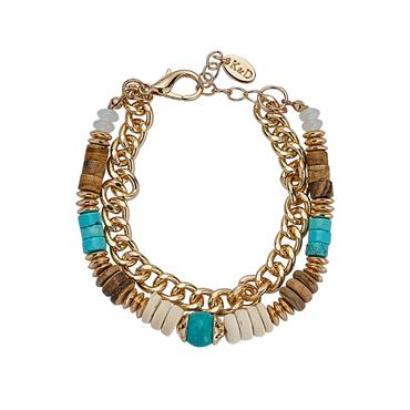 KNIGHT DAY HADLEY TURQUOISE BRACELET