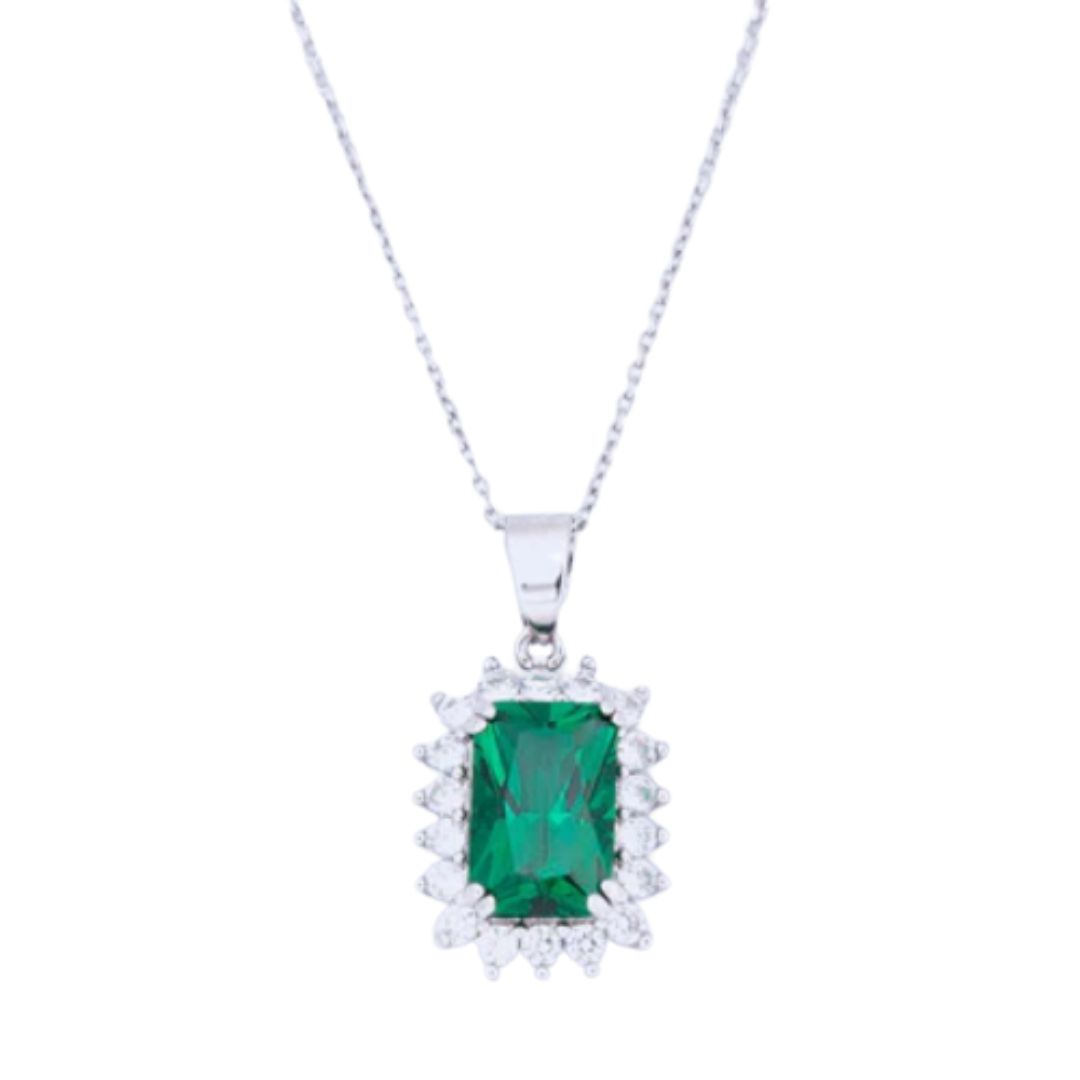 KNIGHT & DAY CLASSIC EMERALD PENDENT