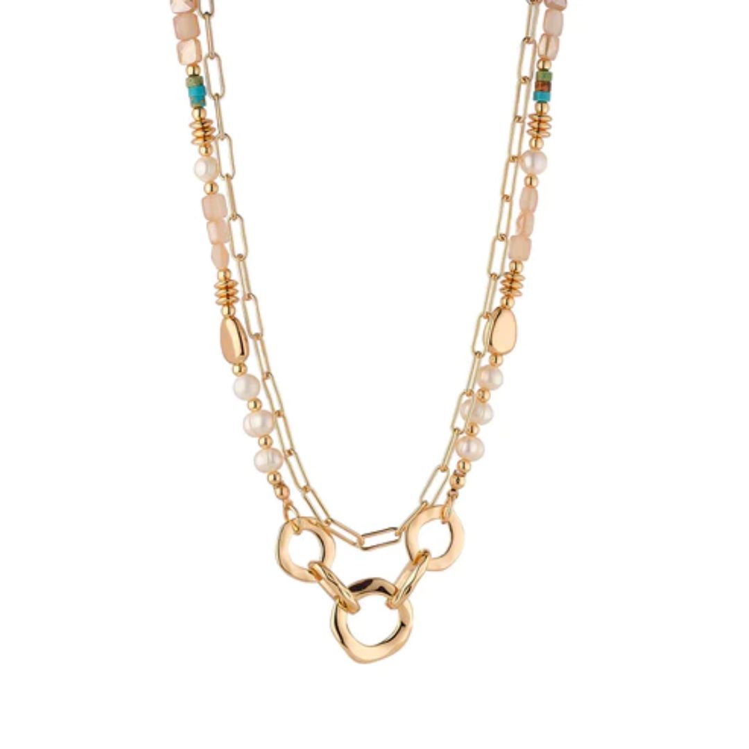 KNIGHT & DAY ISABELLA LAYERED NECKLACE