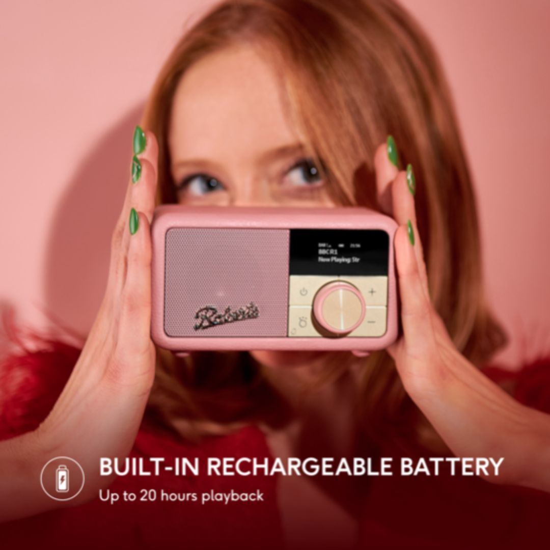 Roberts Revival Petite 2 Radio | Dusty Pink