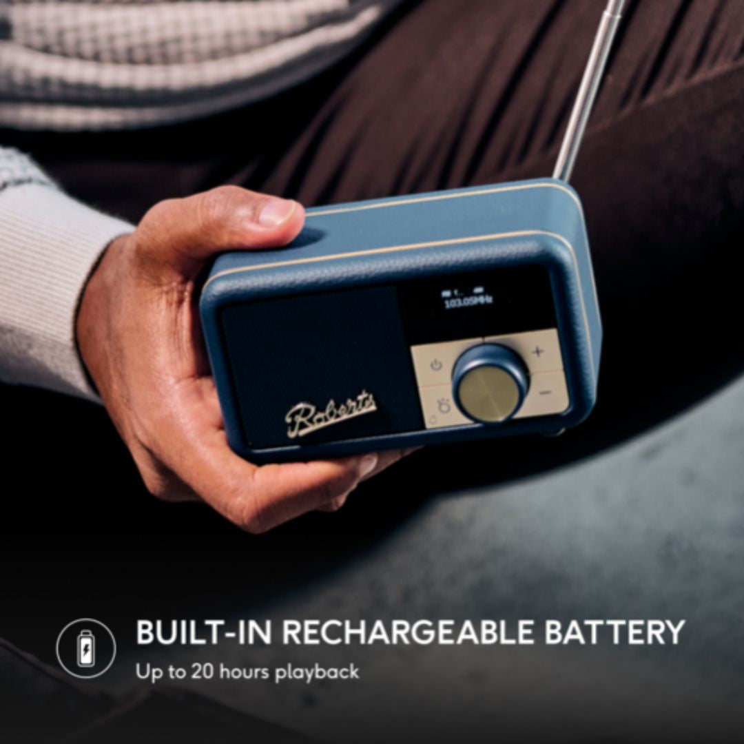Roberts Revival Petite 2 Radio | Midnight Blue
