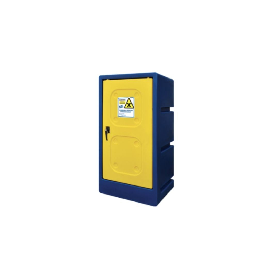 JFC Chemical Storage Cabinet (Navy & Yellow)