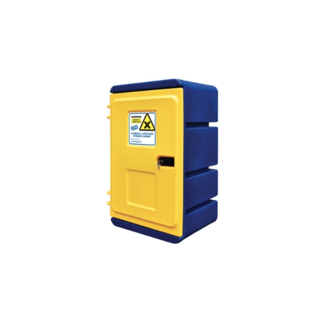 JFC Chemical Storage Cabinet (Navy & Yellow)