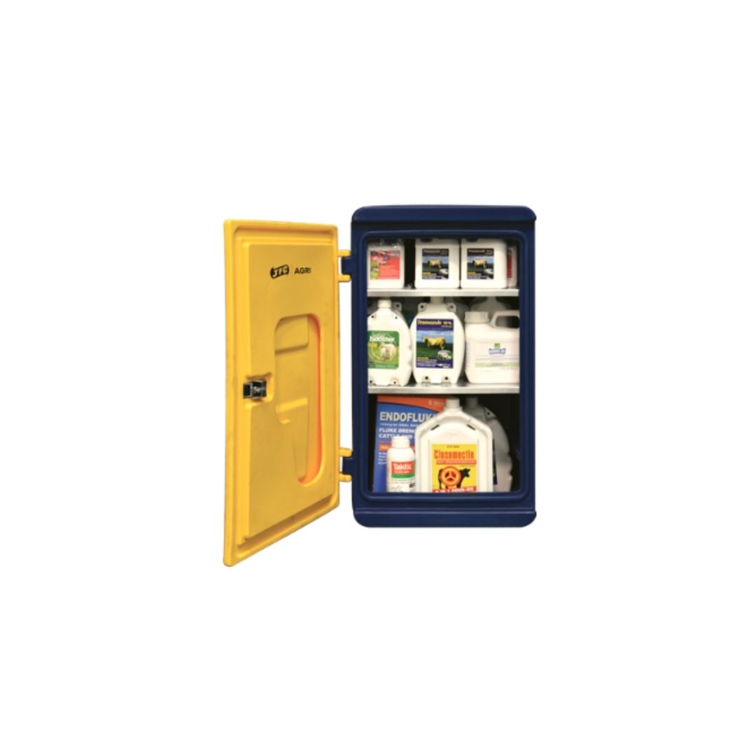 JFC Chemical Storage Cabinet (Navy & Yellow)