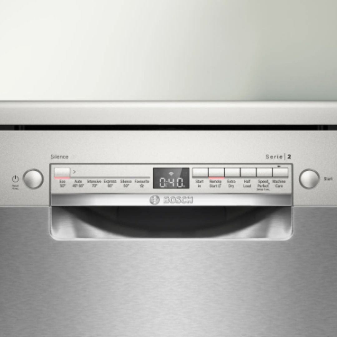 Bosch Series 2 Free-standing Dishwasher 60cm | Brushed Steel