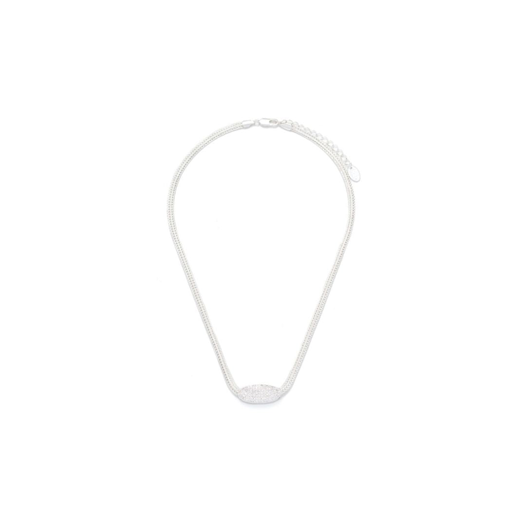 Knight & Day Elliptical Shape Necklace