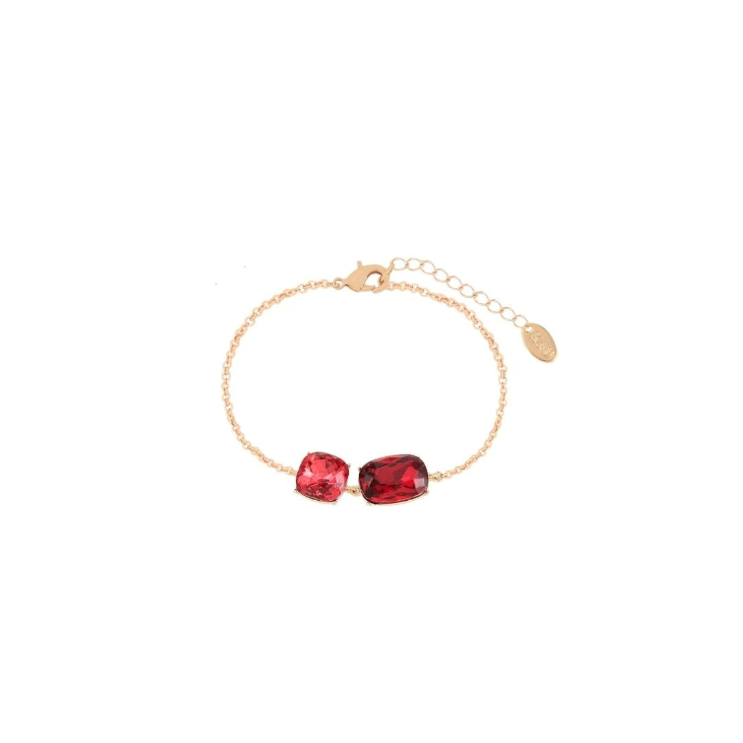 Knight & Day Garnet Ruby Crystal Bracelet