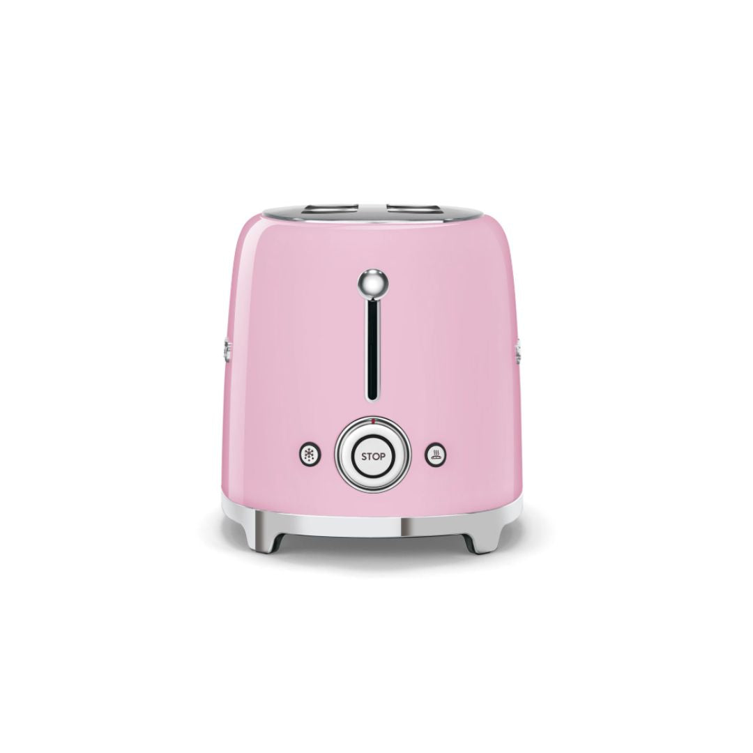 Smeg Pink 2 Slice Toaster | TSF01PKUK