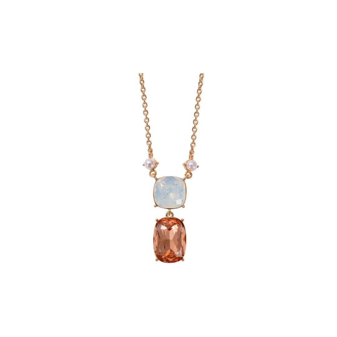 Knight & Day Champagne & White Opal Necklace