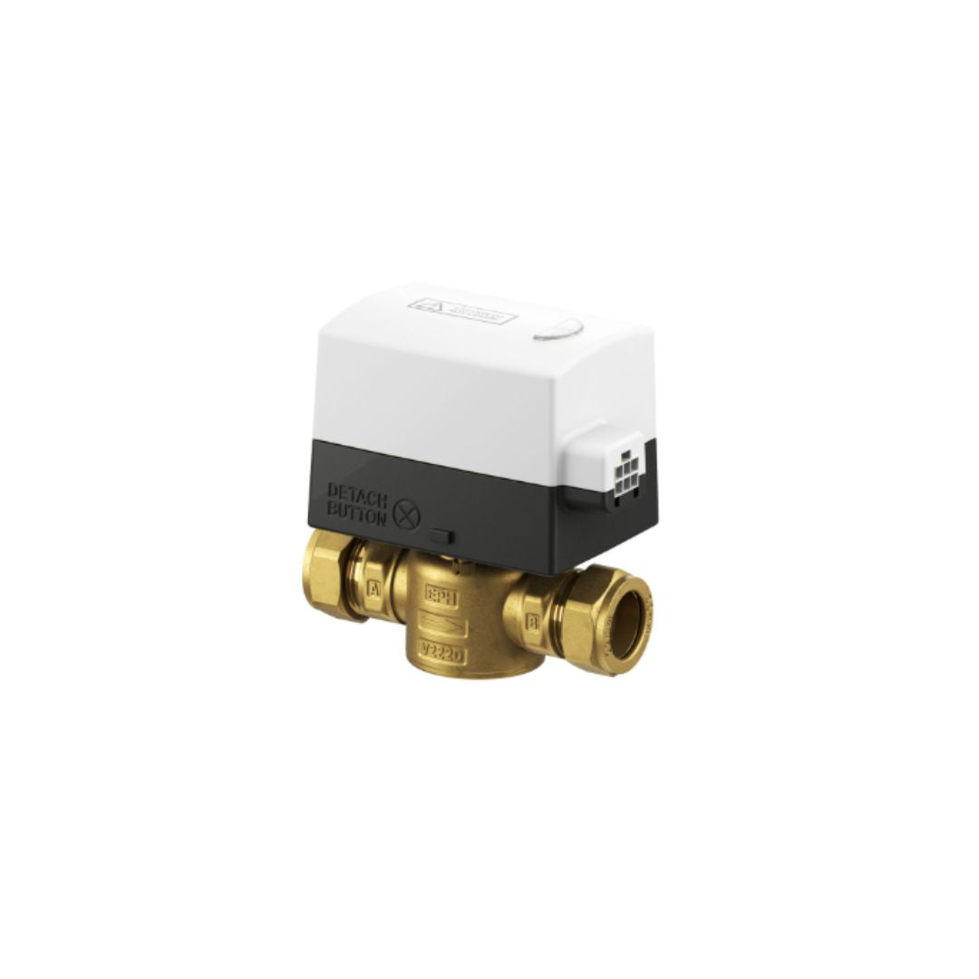EPH Motorised Valve 2 Port Valve Compression 3/4"