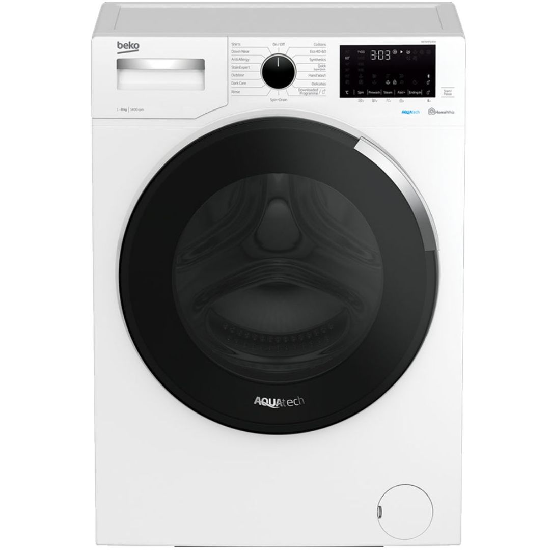 BEKO WEY84P64EW 8KG 1400 SPIN WASHING MACHINE  WEEE 4.07
AQUATECH