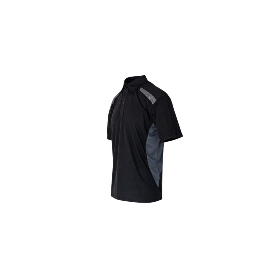 Xpert Pro Stretch Polo Shirt Black/Grey