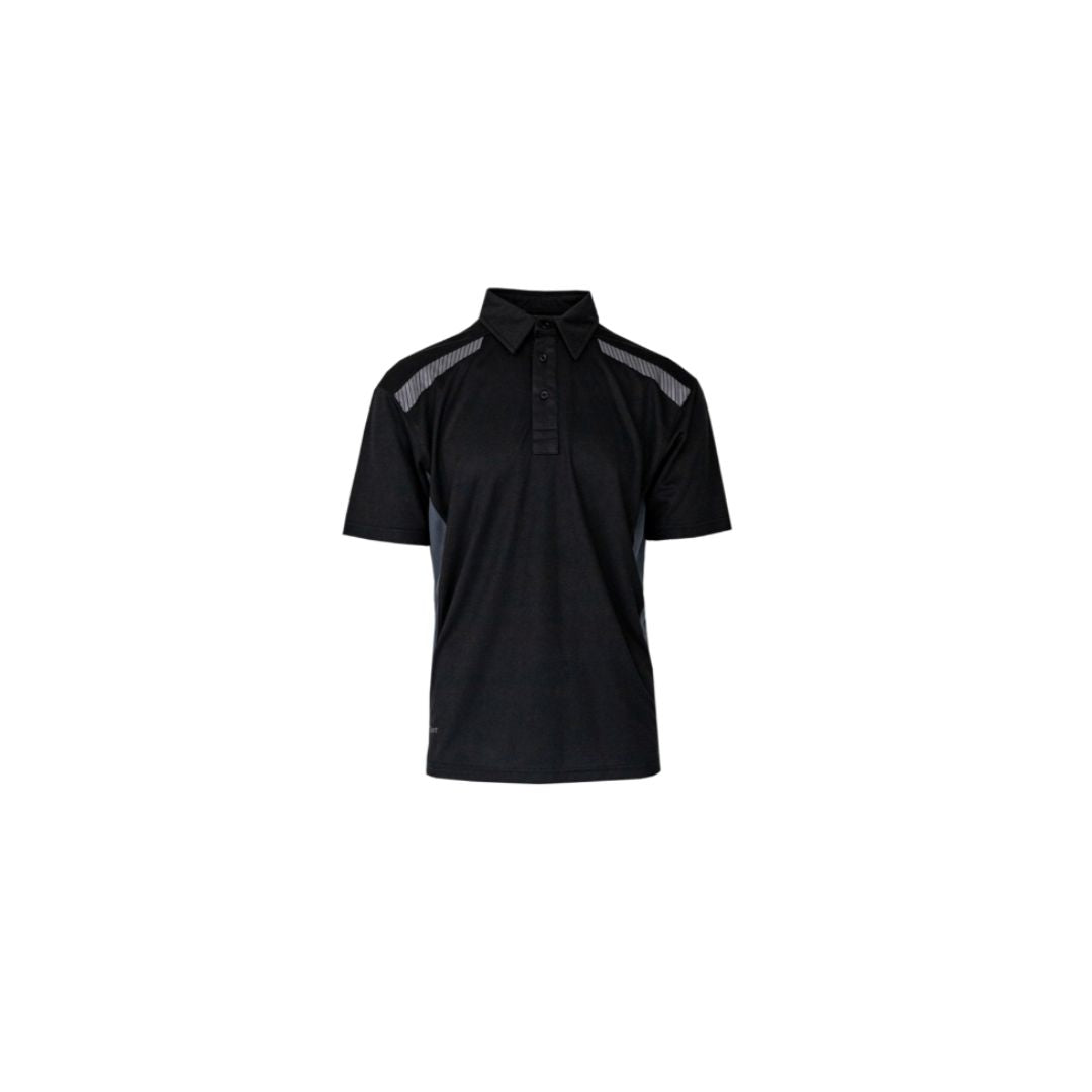 Xpert Pro Stretch Polo Shirt Black/Grey
