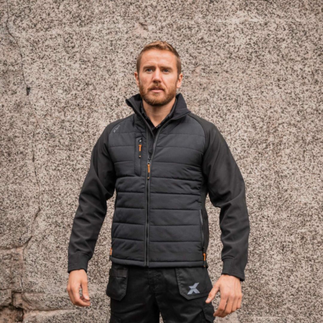 Xpert Pro Rip-Stop Insulated Hybrid Jacket Black