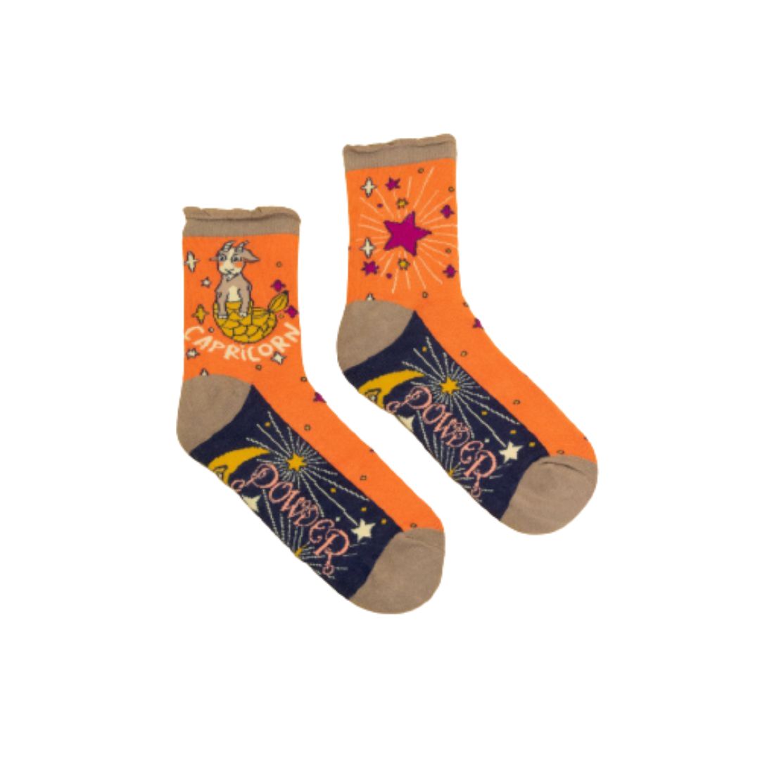 POWDER ANKLE SOCK ZODIAC CAPRICORN