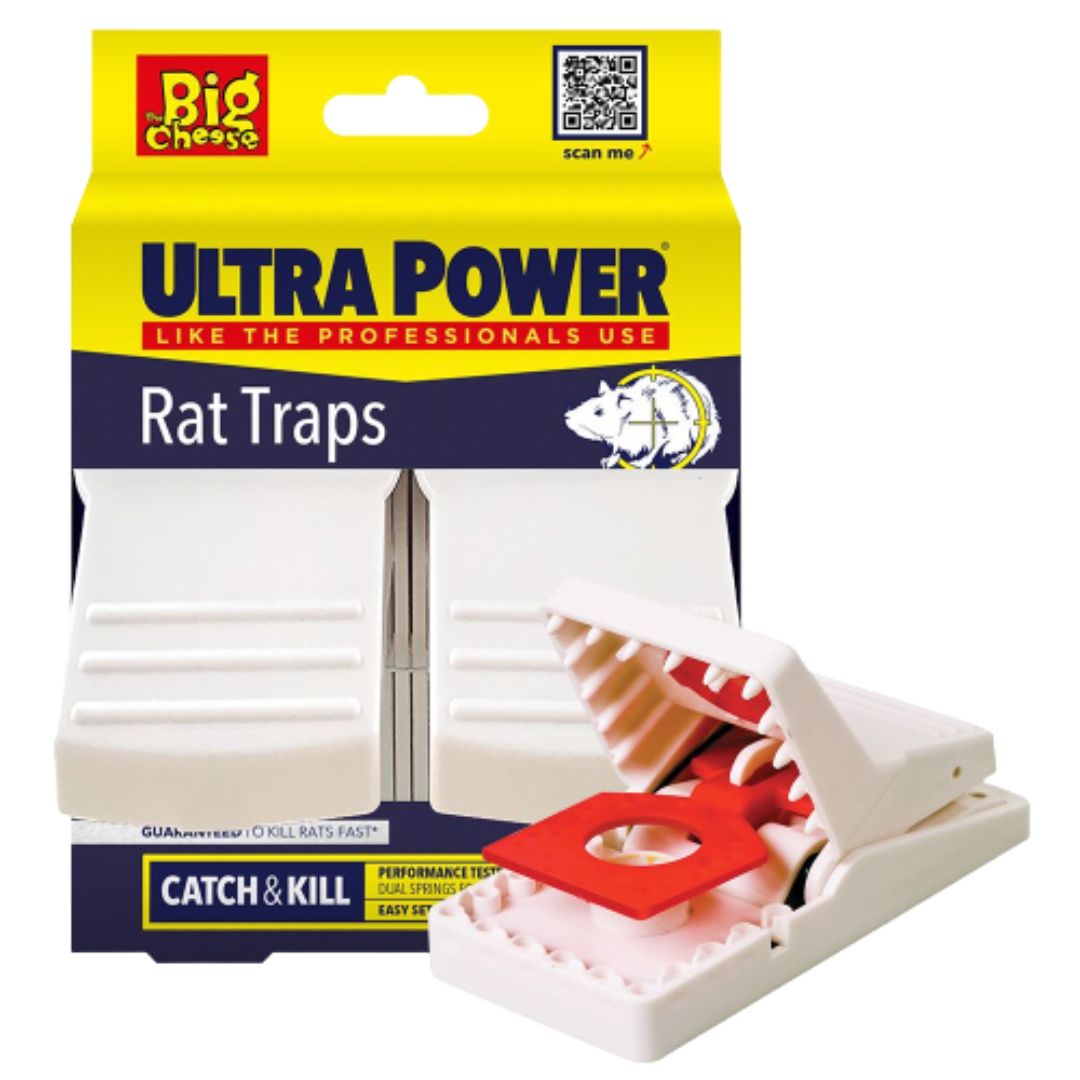 BIG CHEESE ULTRA POWER RAT TRAP 2 PACK