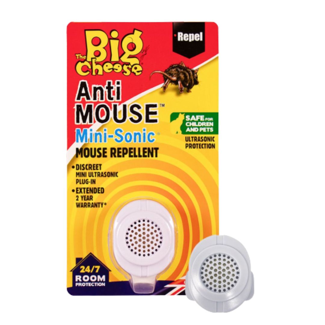 BIG CHEESE ANTI MOUSE MINI SONIC MOUSE REPELLENT 3 PACK